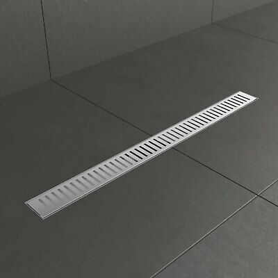 SCHÜTTE Scarico Doccia a Pavimento con Copertura Acciaio Inox 95,5 cm